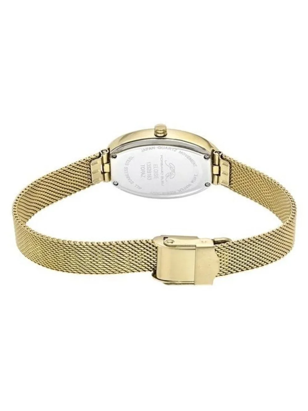 NWT Porsamo Bleu Eloise Quartz White Dial Topaz Ladies Watch